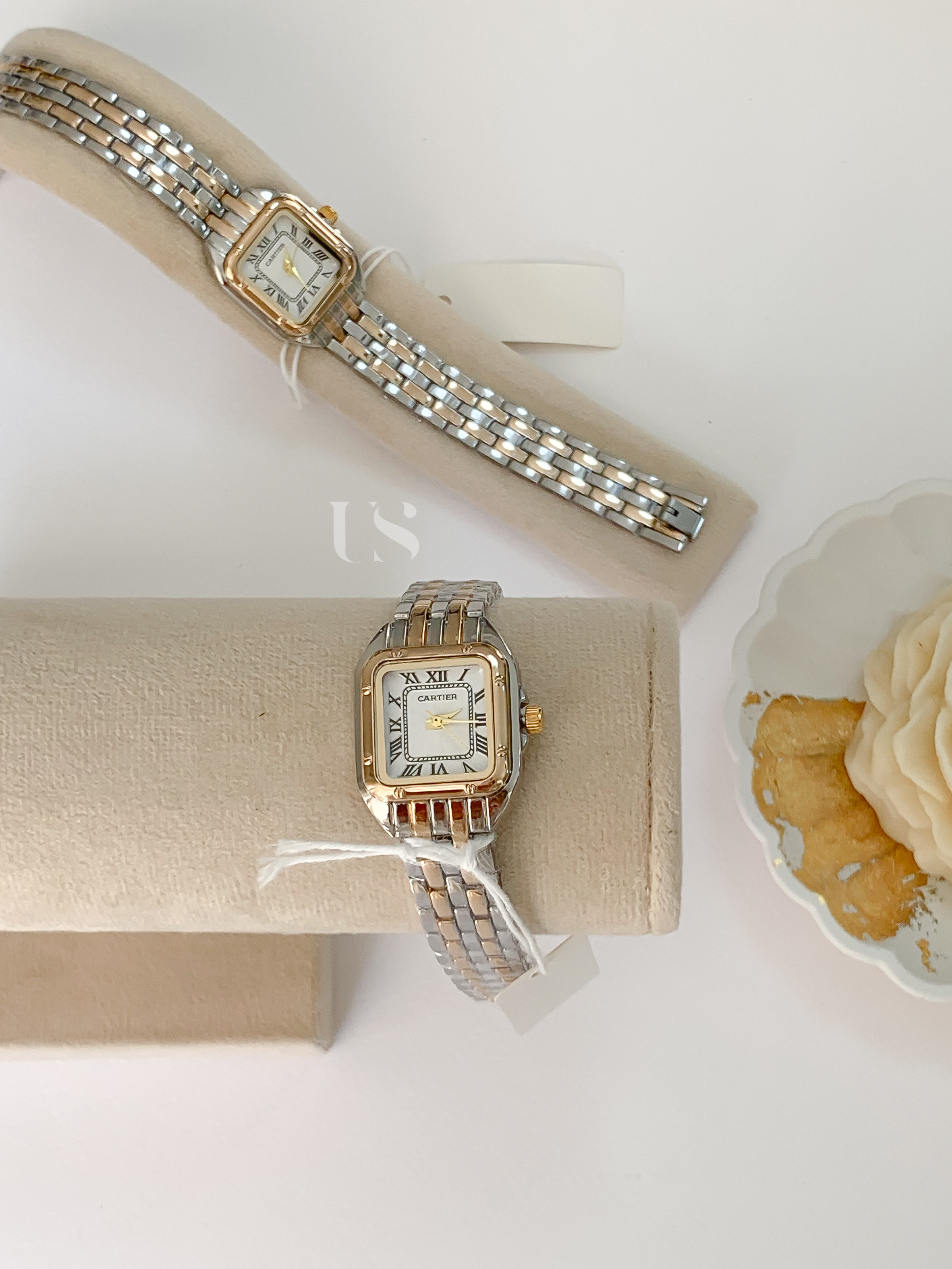 ساعت مچی زنانه طرح‌کارتیر دو رنگ
