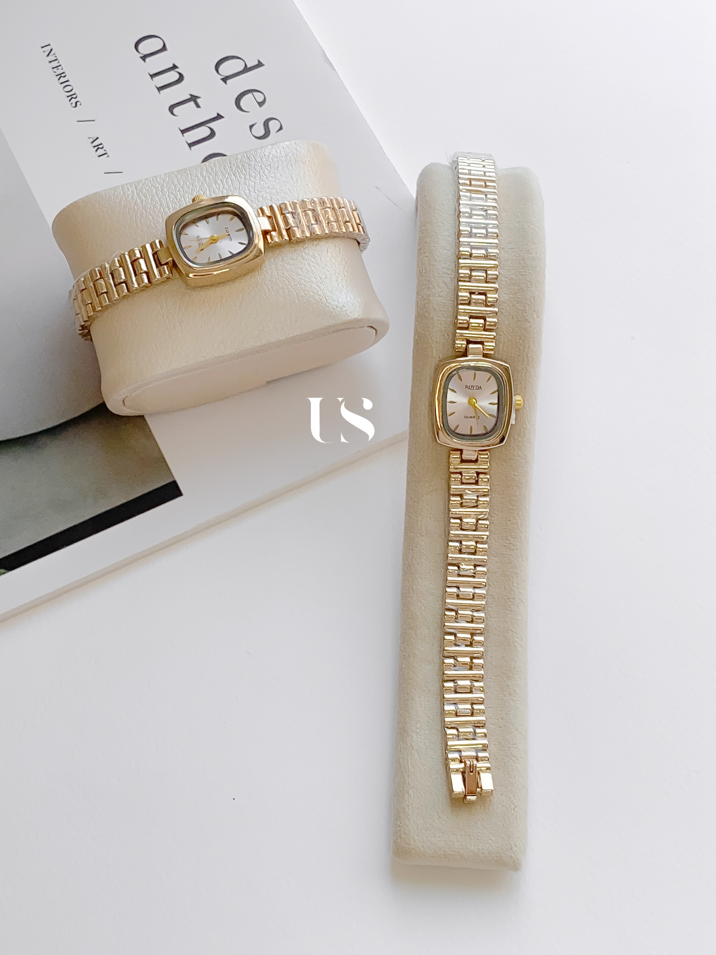 ساعت مچی زنانه طلایی رویال