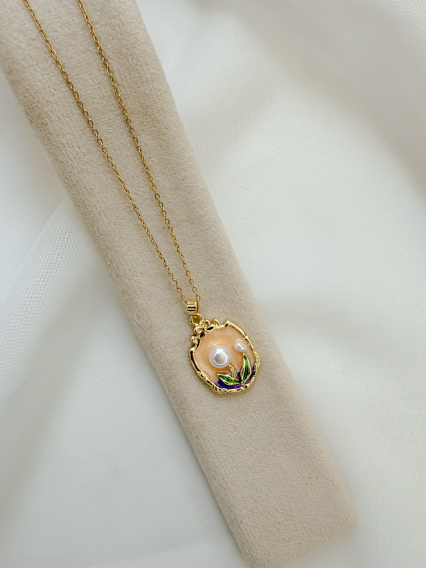 گردنبند مینا کاری